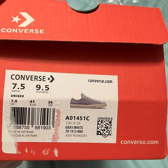 Converse Women's Gray Sneakers - Picture 11 of 11